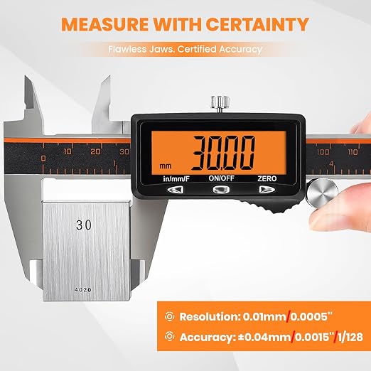 HARDELL Rechargeable Digital Caliper, 12 Inch Calipers - Image 5