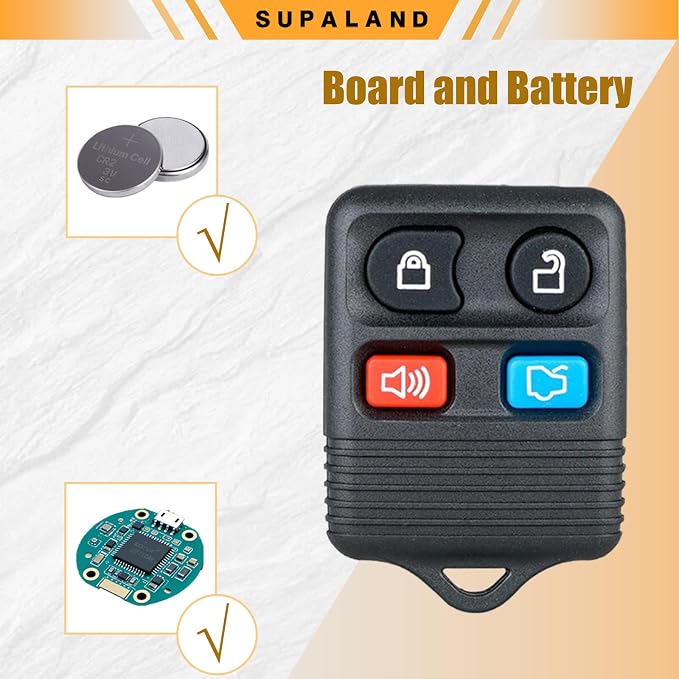 SUPALAND Key Fob Keyless Entry Fits - Image 5