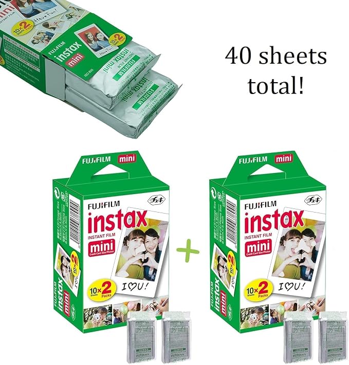 Fujifilm Instax Mini 12 Instant Camera Mint Green + Fuji Film Value Pack + - Image 2