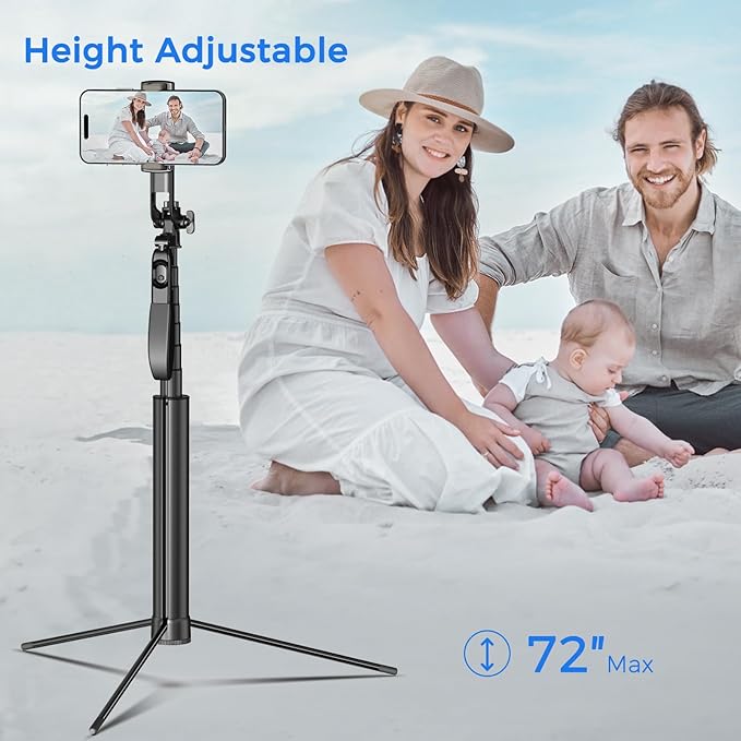 Selfie Stick Travel Tripod for Cell Phone - Image 3