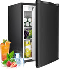Electactic Compact Refrigerator 2.56 Cu.ft Mini Fridge with Freezer, Single Door Refrigerator with Adjustable Temperature Settings, Low noise, for Bedroom, Office, Dorm by Electactic