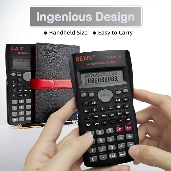 16 Pack 2 Line Engineering Scientific Calculator, Basic Construction - Image 4