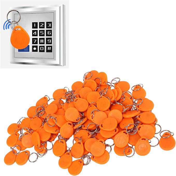 125kHz RFID Key Fob Access Control Tag, Read Only Proximity Keychain, High - Image 4
