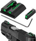No-Tritium Fiber Optic Red/Green Sights by TRSAIM