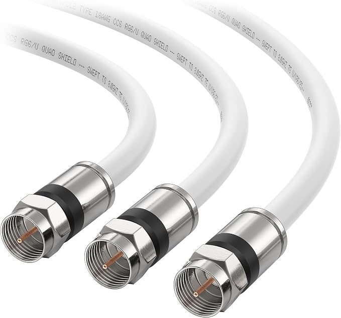 Cable Matters 3-Pack RG6 Coaxial Cable - 6ft by CableMatters