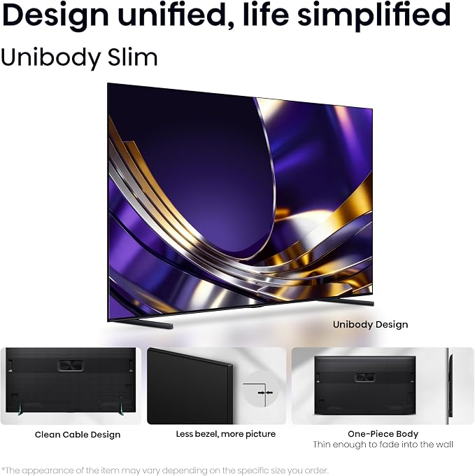 Hisense 100" U7 Mini-LED ULED 4K UHD Best Premium Gaming Smart Google TV (100U7SG, 2026 New) - Hi-QLED, Native 165Hz, VRR 288, High Brightness, HDR10+, Dolby Vision IQ·Atmos, IMAX Enhanced, 2.1.2 Ch - Image 15