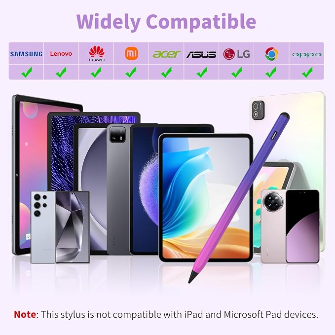 Stylus Pen for iOS&Android Touch Screens, Active Pencil for Samsung, Smart - Image 4