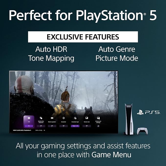 Sony (Refurbished) 48 Inch 4K Ultra HD TV A90K Series: BRAVIA XR OLED Smart Google TV with Dolby Vision HDR and Exclusive Features for The Playstation® 5 XR48A90K- 2022 Model (Renewed) - Image 6