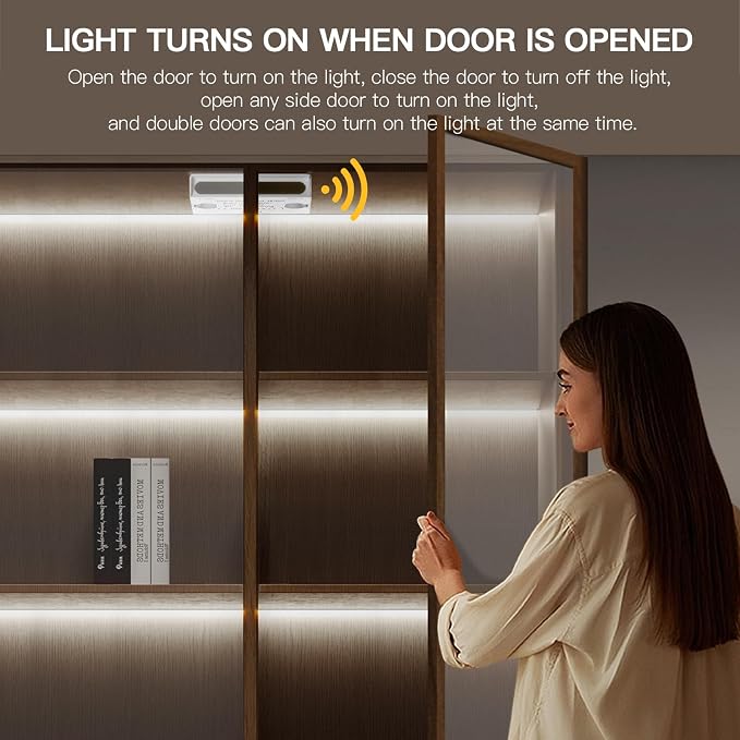 AIMENGTE 12V COB LED Cabinet Lights Strip - Image 2