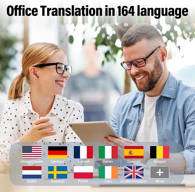 Ai Translation Earbuds Real Time No Subscription, 164 Languages Translator - Image 2