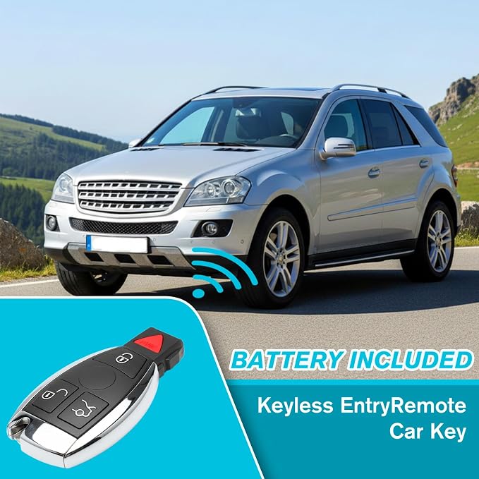 2PCS Car Key Fob Keyless Entry Remote 315MHz YZ3312 IYZ3317 - Image 2