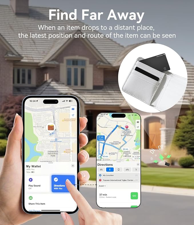 Ultrbeka Wallet Tracker Card IP68 Waterproof Rechargeable Bluetooth Tracker - Image 7