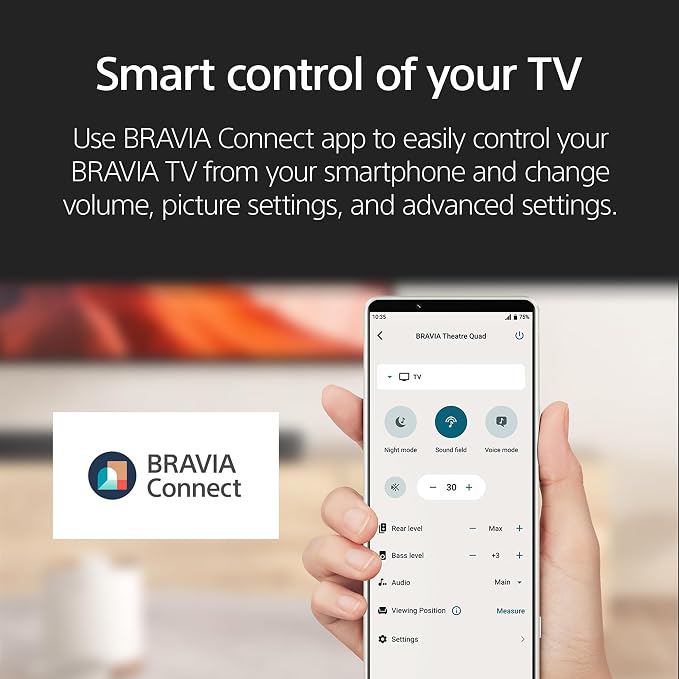 Sony 85 Inch BRAVIA 5 Mini LED 4K HDR Smart Google TV (K-85XR50) | XR Processor with AI Technology, Dolby Vision/Atmos, XR Backlight Master Drive, 120Hz Refresh Rate, 4K movie credits included - Image 15
