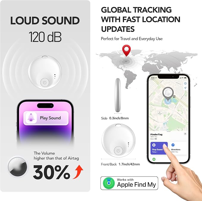 Air Tracker Tags 1 Pack, Item Finder Works - Image 3