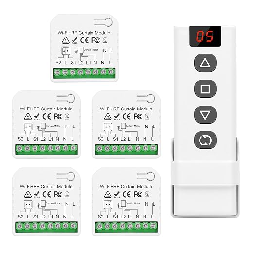 DieseRC 5pcs Wireless Smart Roller Shutter Controller by DieseRC