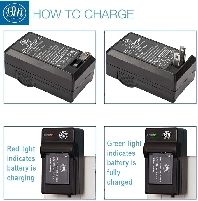 BM NB-11LH Battery and Charger for Canon Elph 110 Elph 130 Elph 140 Elph 150 - Image 4