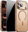 for iPhone 17 Pro Case with Privacy Screen Protector and Camera Protection by ZOZDOKG