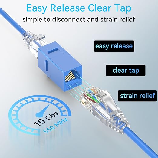Sokqovt Cat6a Slim Ethernet Cable 1ft, Flexible 10G 550MHZ, 28AWG Pure Copper - Image 6