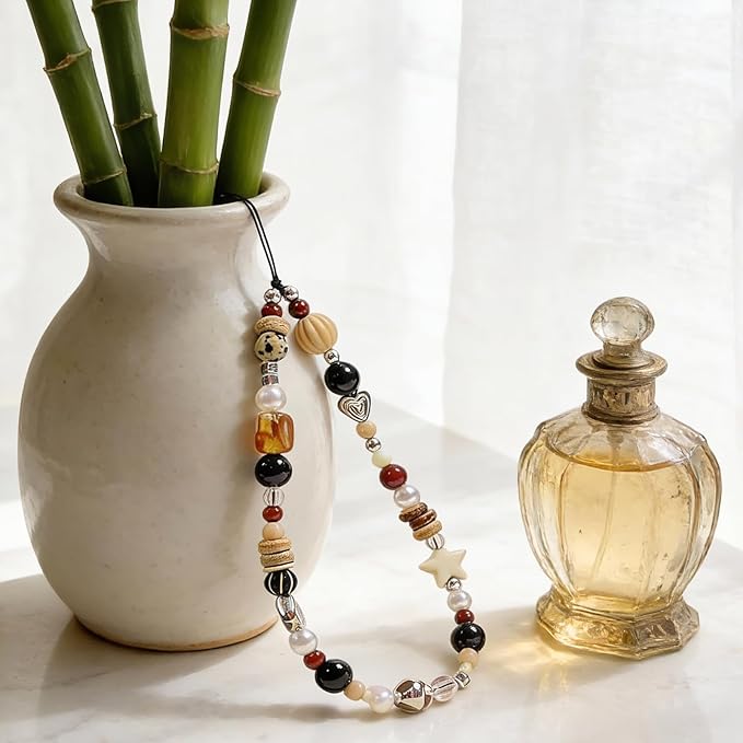 Cute Beaded Camera Wrist Strap for Phone, Digital Camera Charm Lanyard - Image 4