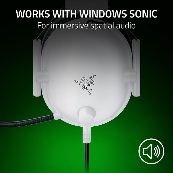 Razer BlackShark V2 X Wired Xbox Gaming Headset, White | 50mm Drivers, Cardioid Mic, Lightweight, Comfortable Noise Isolating Earcups, For Xbox Series X, Series S, PS5, PC, Switch - Image 6