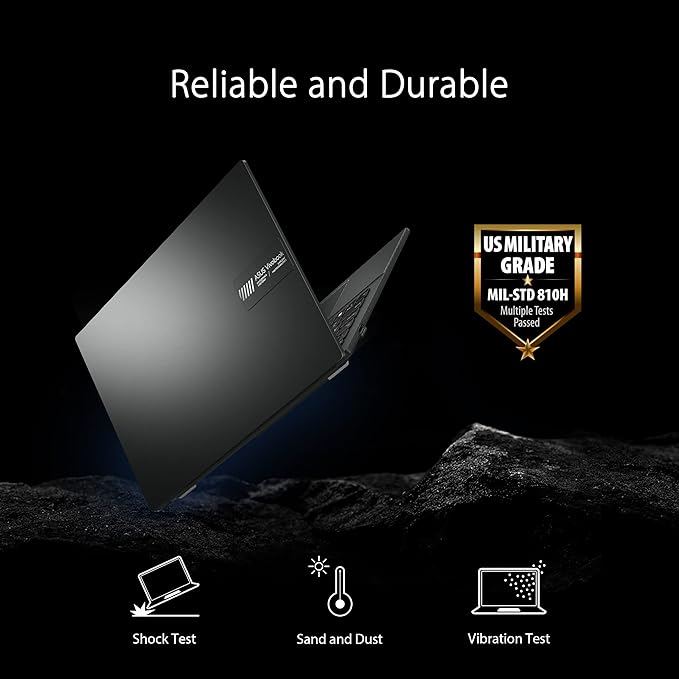 ASUS 2023 Vivobook Go 15 Laptop, 15.6" FHD Display, AMD Ryzen 5 7520U Processor, 8GB RAM, 512GB SSD, Windows 11 Home, Mixed Black, E1504FA-AS52 - Image 6