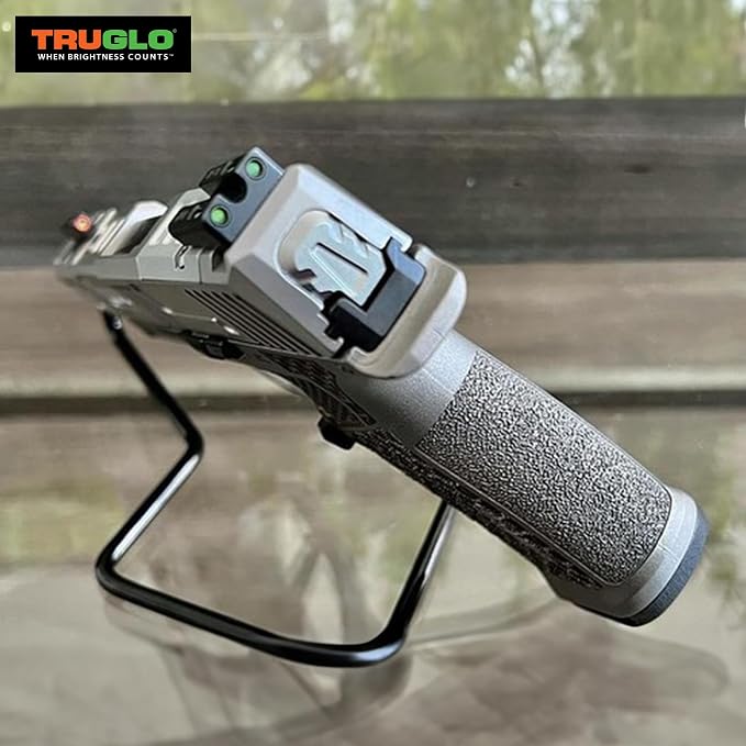 Truglo TFX PRO Handgun Sight, Glowing Shock Proof Tritium and Fiber Optic Night - Image 4