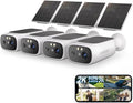 2K Solar Security Cameras Wireless Outdoor-2.4/5Ghz WiFi Cameras by Camoon