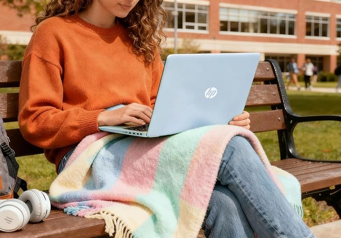 HP Everyday Slim Laptop with Copilot AI • 2026 Edition • Latest Intel 4-Core N150 CPU • 4GB RAM • 128GB SSD + 1TB Cloud Storage • Microsoft 365 • Windows 11 • Thin & Portable • w/o Mouse - Image 7