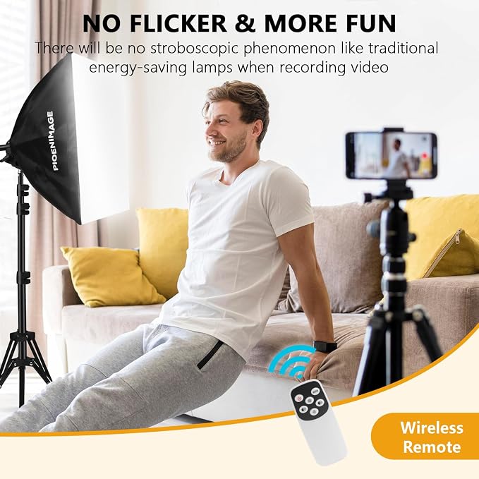 Softbox Lighting Kit, Soft Box Photography Lighting Set - Image 5