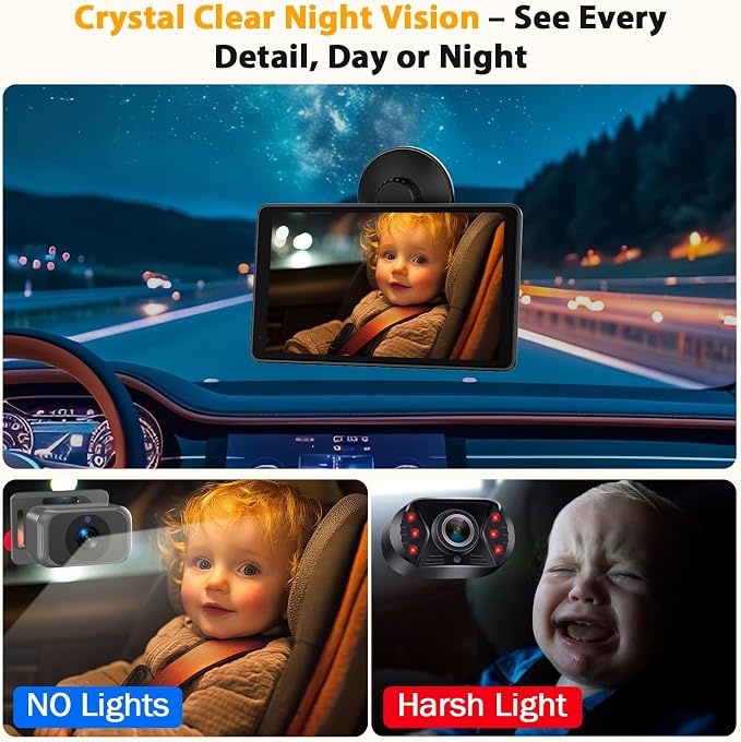 Baby Car Camera for 2 Kids - Image 7