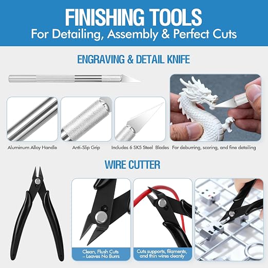 38PCS 3D Printer Tools, 3D Printer Tool Kit - Image 3