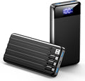 Portable Charger 35000mAh Power Bank - Powerbank with 4 Built in Cables, 22.5W Fast Charging Travel Camping Essential Battery Pack Compatible with iPhone 17 16 15 14 13 Samsung Google, 1 Pack by SABANI