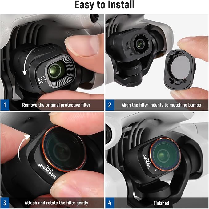 NEEWER Snap On ND&CPL Filter Set Compatible - Image 8