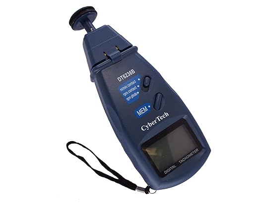 CyberTech 3 in 1 Tri-Mode Contact and Laser Non-Contact RPM Tach Digital Photo by CyberTech