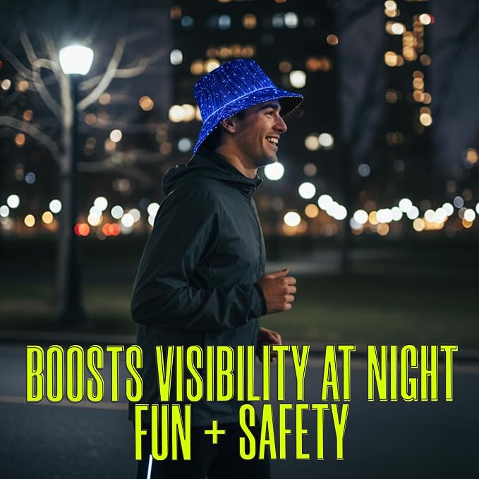 GloFX Bucket Hat – LED Light Up Rave Hat - Image 5