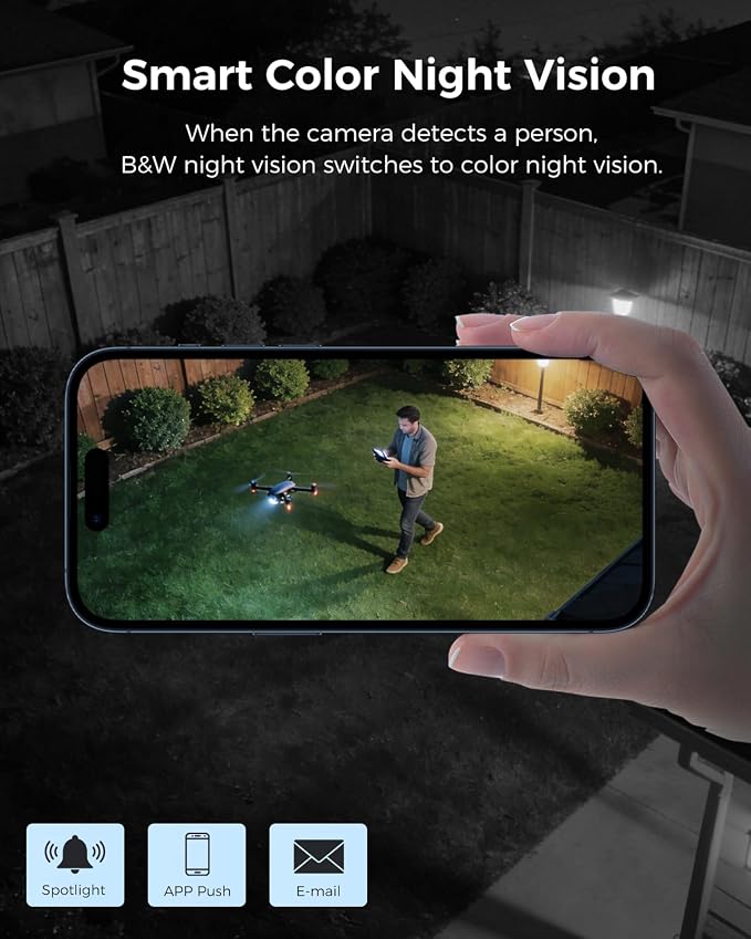 Hiseeu 3K Wired Outdoor Security Camera System - Image 2