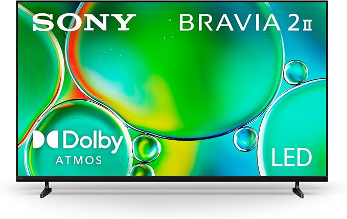 Sony 65 Inch BRAVIA 2 II LED 4K HDR Smart Google TV (K-65S20M2) | Exclusive Features for PlayStation®5, Motionflow XR, 4K Processor X1 with 4K X-Reality PRO, Triluminos Pro by Unknown