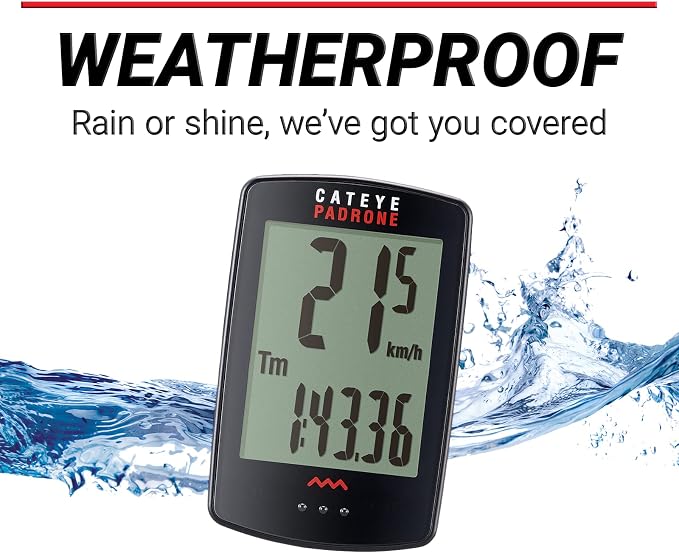 CATEYE Padrone Wireless OF-100 Bike Computer – Oversized Display Cyclocomputer - Image 4
