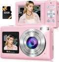 Digital Camera, 56MP 2.7K Dual-Screen Selfie Camera by SMARTKLIK