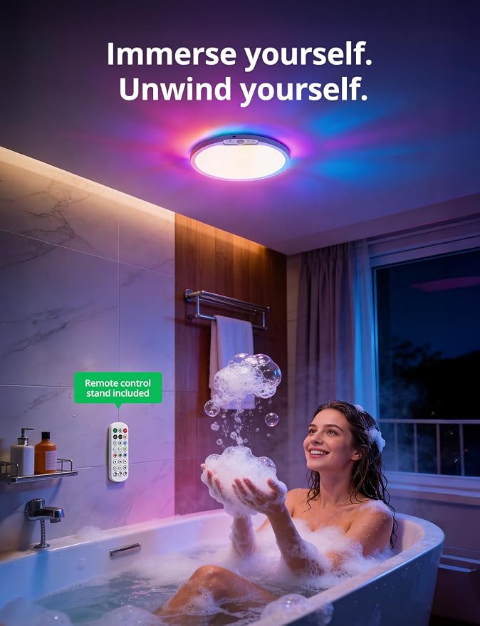Bojim 10000mAh Battery Operated Ceiling Light - Image 2