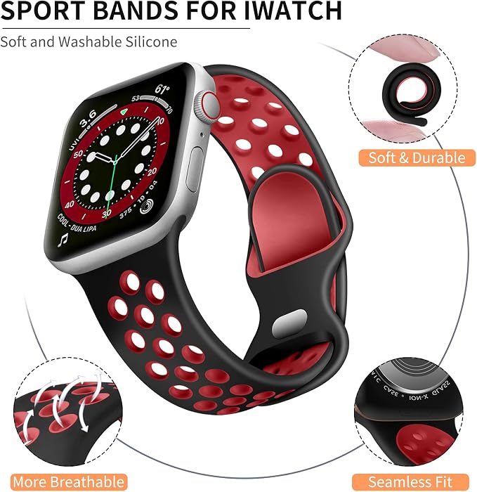 Lerobo Bands Compatible with Apple Watch Band Series 9 45mm 46mm 44mm 42mm 49mm - Image 8