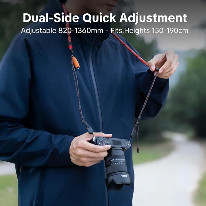 PGYTECH Camera Shoulder Strap Slim Outdoor Style, Adjustable 32.2-53.5in Quick - Image 6