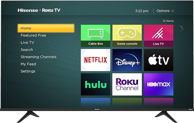 Hisense 43-Inch Class R6090G Roku 4K UHD Smart TV with Alexa Compatibility (43R6090G, 2020 Model) by Hisense
