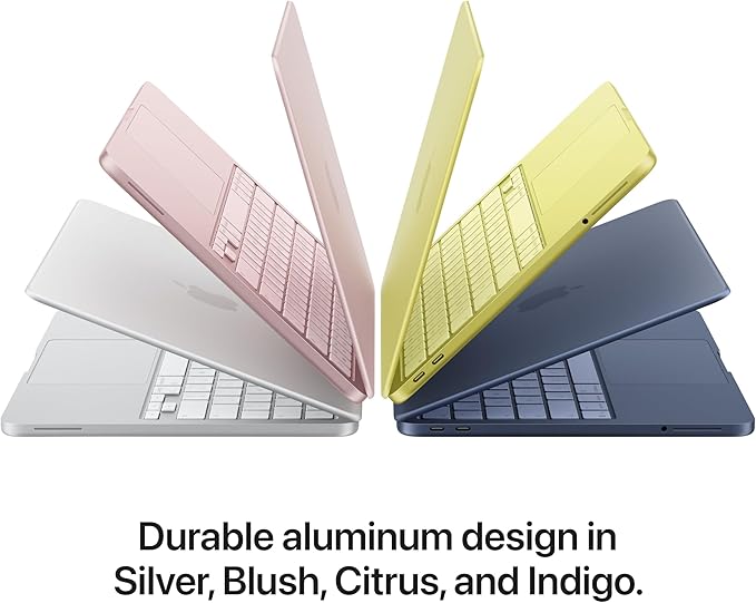 Apple 2026 MacBook Neo 13-inch Laptop with A18 Pro chip: Built for AI and Apple Intelligence, Liquid Retina Display, 8GB Unified Memory, 256GB SSD Storage, 1080p FaceTime HD Camera; Indigo - Image 3