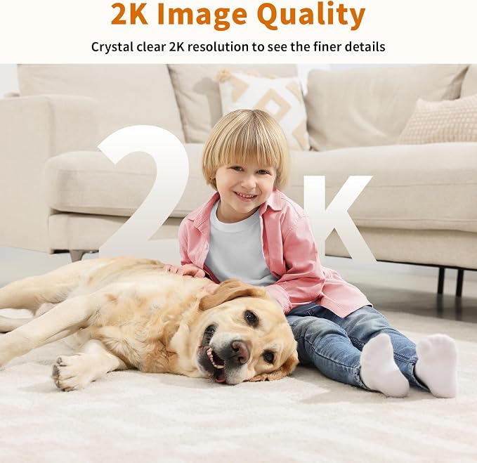 5G Indoor Camera for Home Security, 2K Security Camera, Pet/Baby/Dog Camera - Image 4