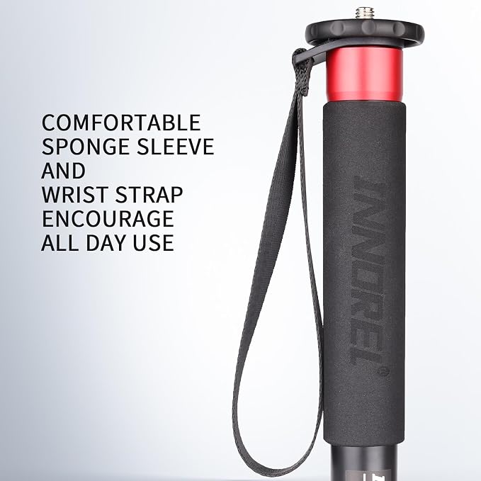 66.9in/170cm Camera Monopod INNOREL VM80A Aluminum Alloy Portable Compact - Image 3