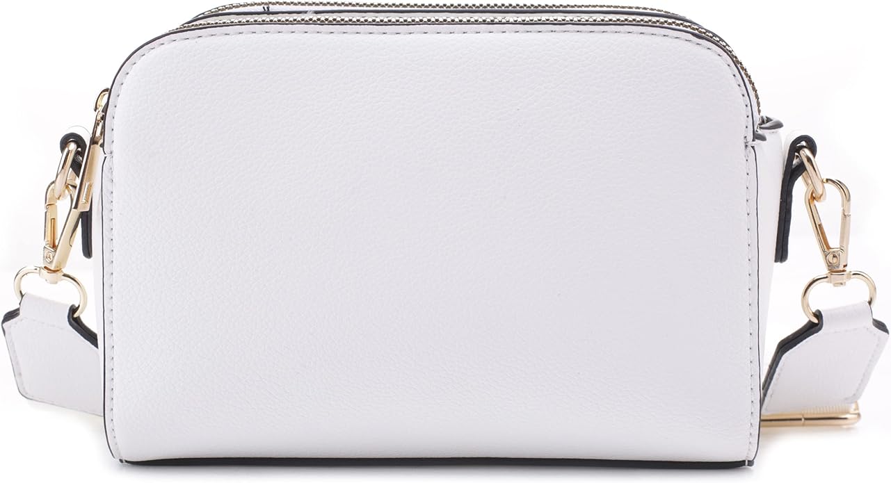 EVVE Crossbody Bags for Women Trendy Triple Zip Small Crossbody Camera Bag Purse - Image 3