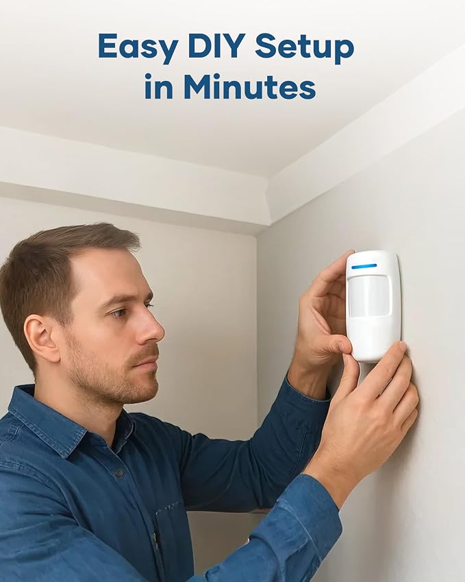 Wireless Home Alarm System 15-Piece Kit, WiFi Alarm System - Image 8