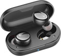 kurdene Wireless Earbuds Bluetooth 5.3 Light Weight in Ear Headphones | Premium Sound Bass Ear buds with Charging Case,Touch Control,Built in Mics Headset,Clear Calls for Sports Glossy Black by KurdeneLLC