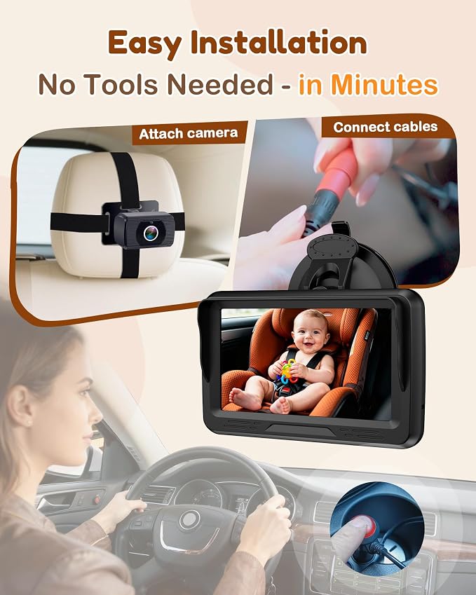 Rohent Baby Car Camera HD 1080P - Image 3